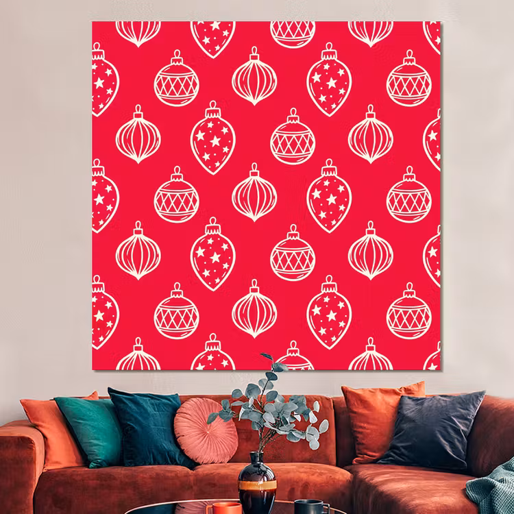 Forex - Kerstbal - Rood - Wit — 3