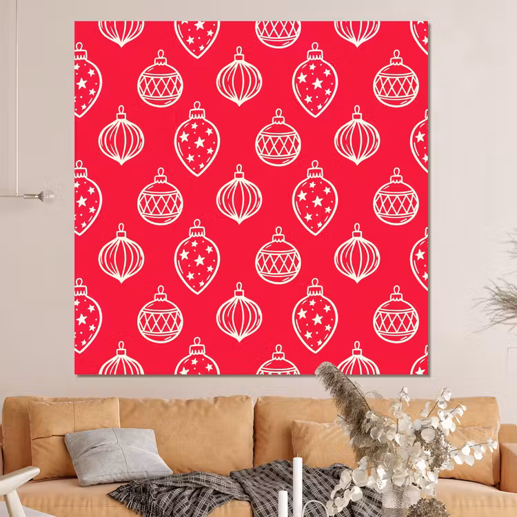 Forex - Kerstbal - Rood - Wit — 4