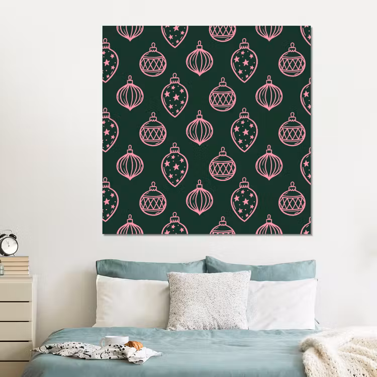 Forex - Kerstbal - Roze - Groen — 2