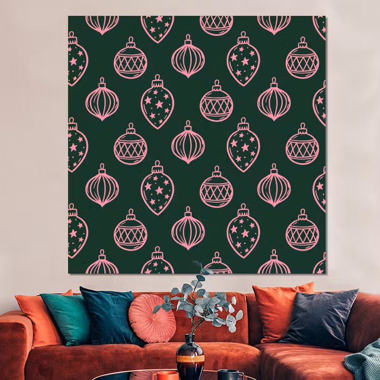 Forex - Kerstbal - Roze - Groen — 3