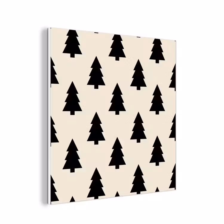 Forex - Kerstboom - Wit - Zwart — 1