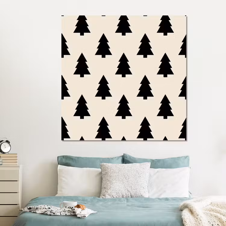 Forex - Kerstboom - Wit - Zwart — 2