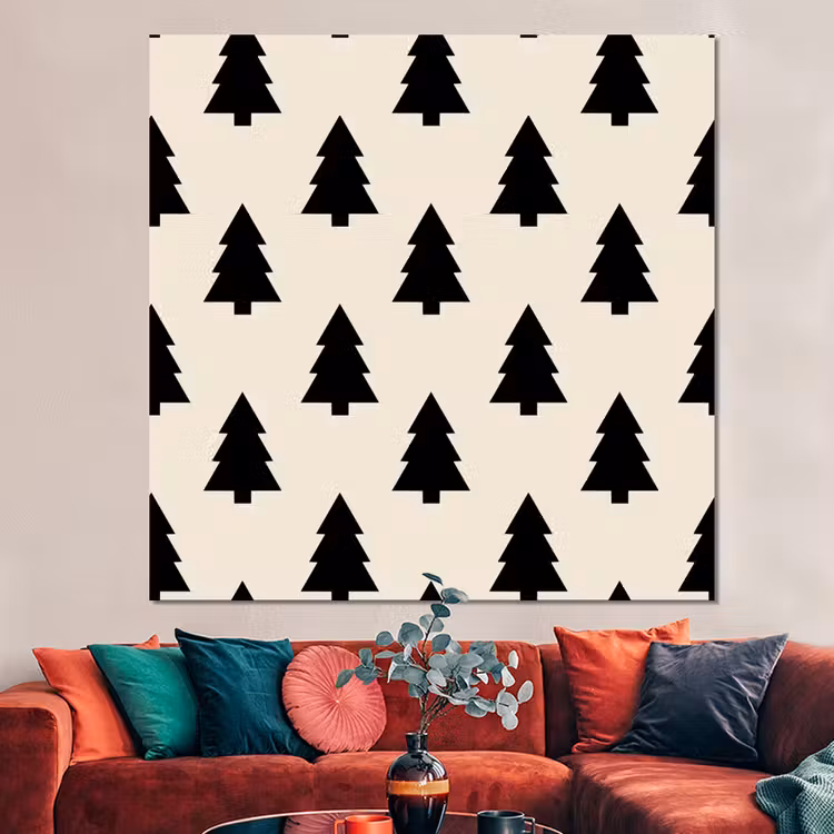 Forex - Kerstboom - Wit - Zwart — 3