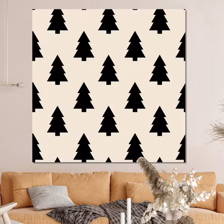 Forex - Kerstboom - Wit - Zwart — 4