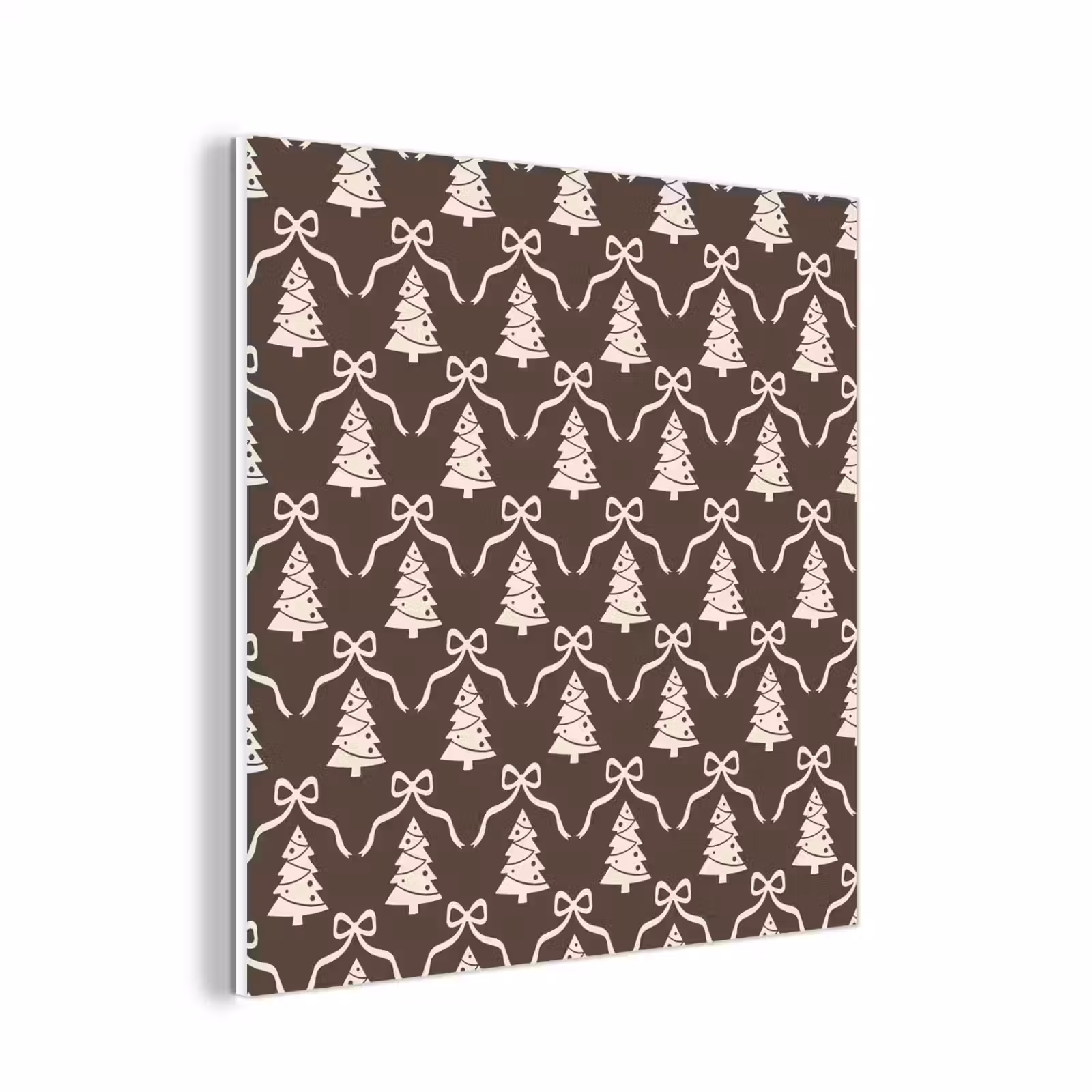 Forex - Strik - Taupe - Wit - Kerst — 1
