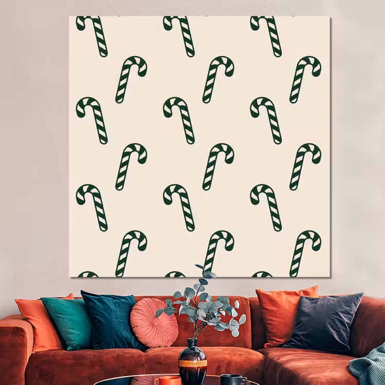 Forex - Kerst - Groen - Crème - Zuurstok — 3