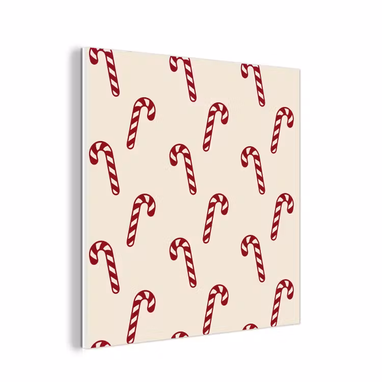 Forex - Kerst - Rood - Crème - Zuurstok — 1