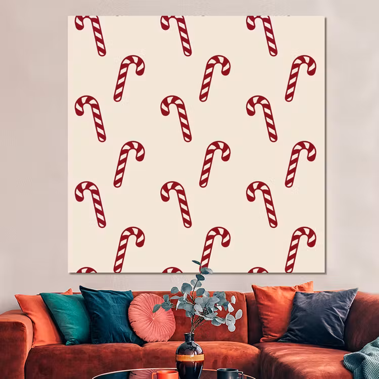 Forex - Kerst - Rood - Crème - Zuurstok — 3