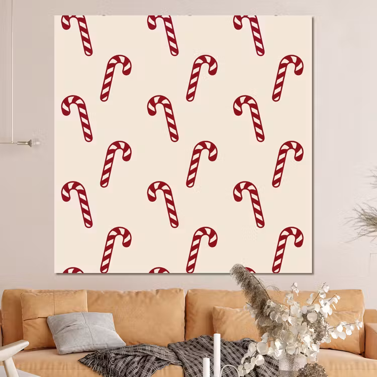 Forex - Kerst - Rood - Crème - Zuurstok — 4