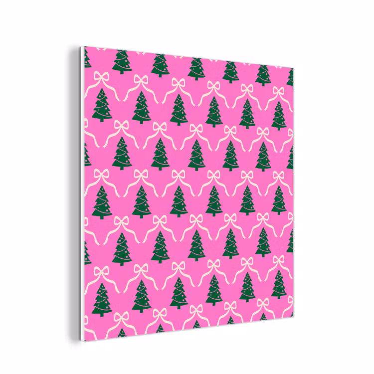Forex - Kerst - Roze - Wit - Strik — 1