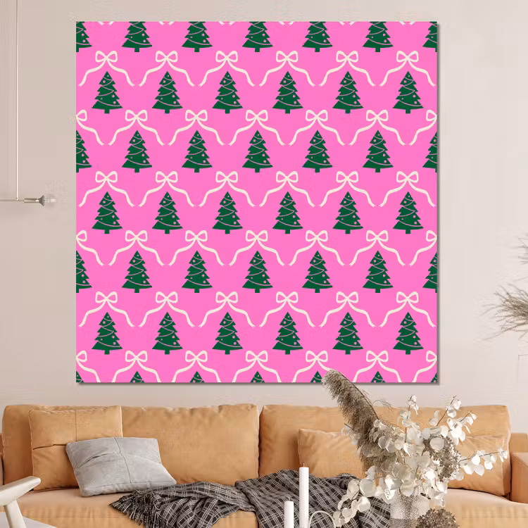 Forex - Kerst - Roze - Wit - Strik — 4