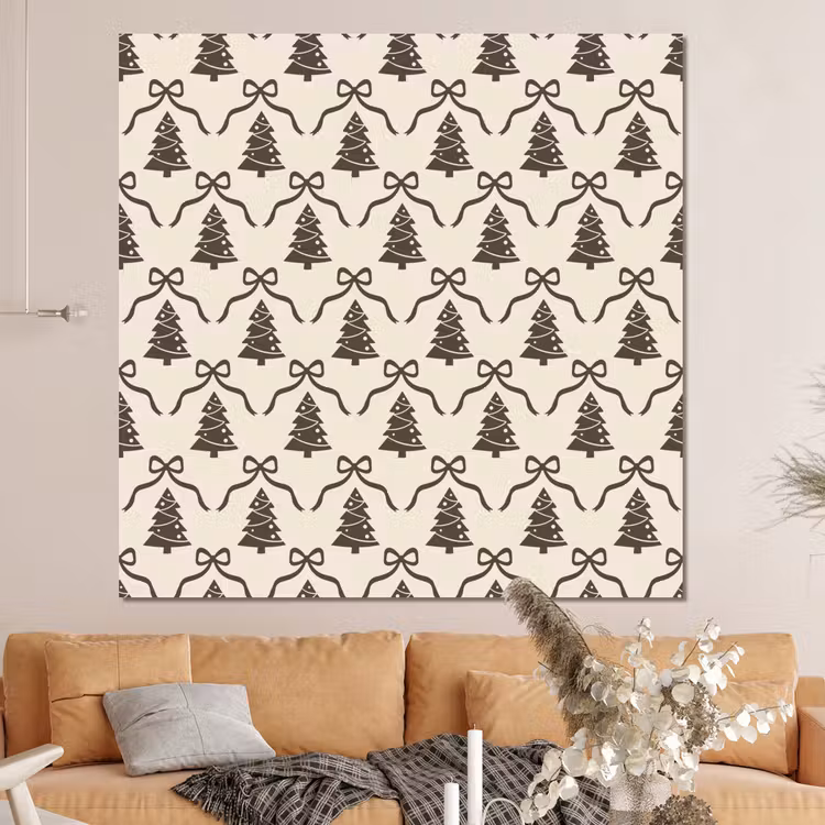 Forex - Kerst - Taupe - Crème - Strik — 4