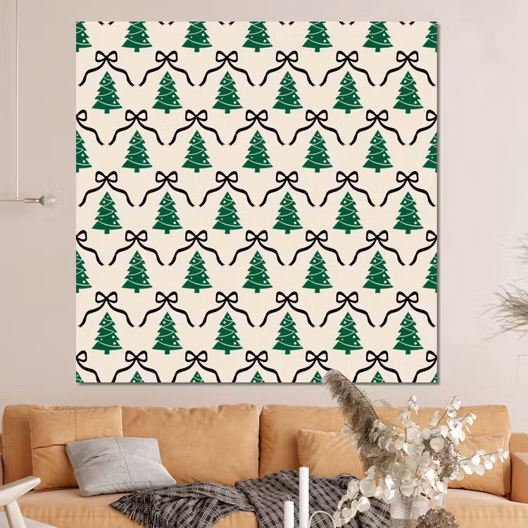 Forex - Kerst - Wit - Zwart - Strik — 4