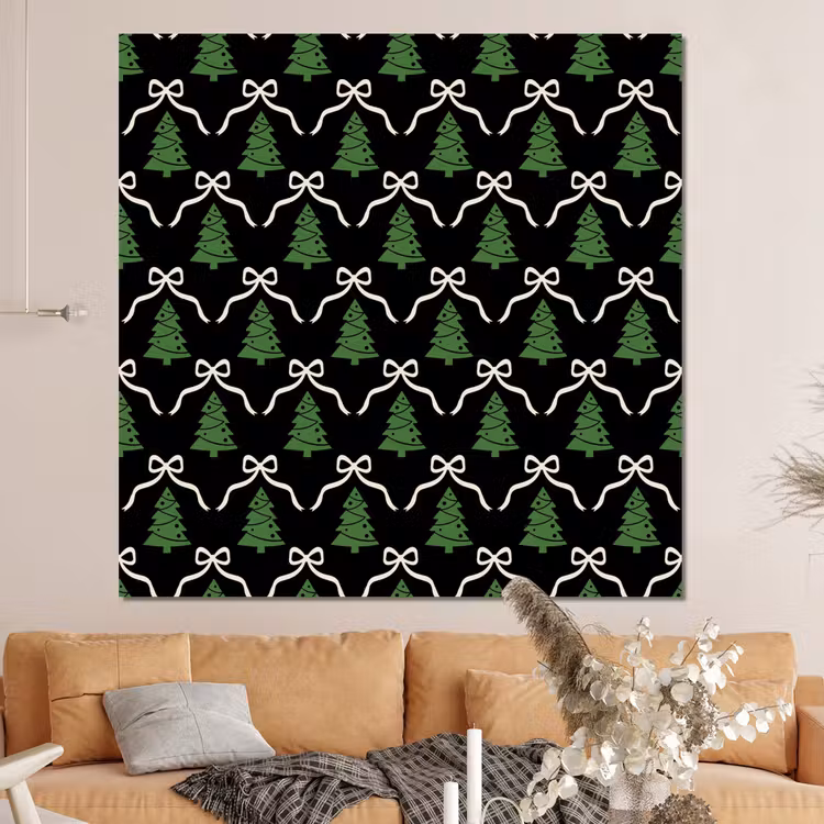 Forex - Kerst - Zwart - Wit - Strik — 4