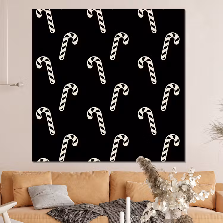 Forex - Kerst - Zwart - Wit - Zuurstok — 4