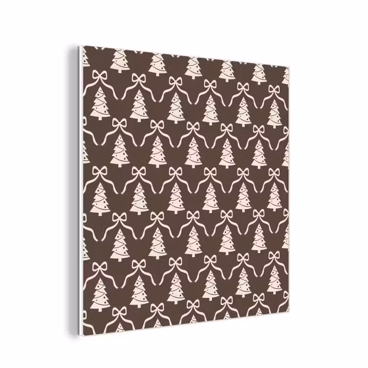 Forex - Strik - Taupe - Wit - Kerst — 1