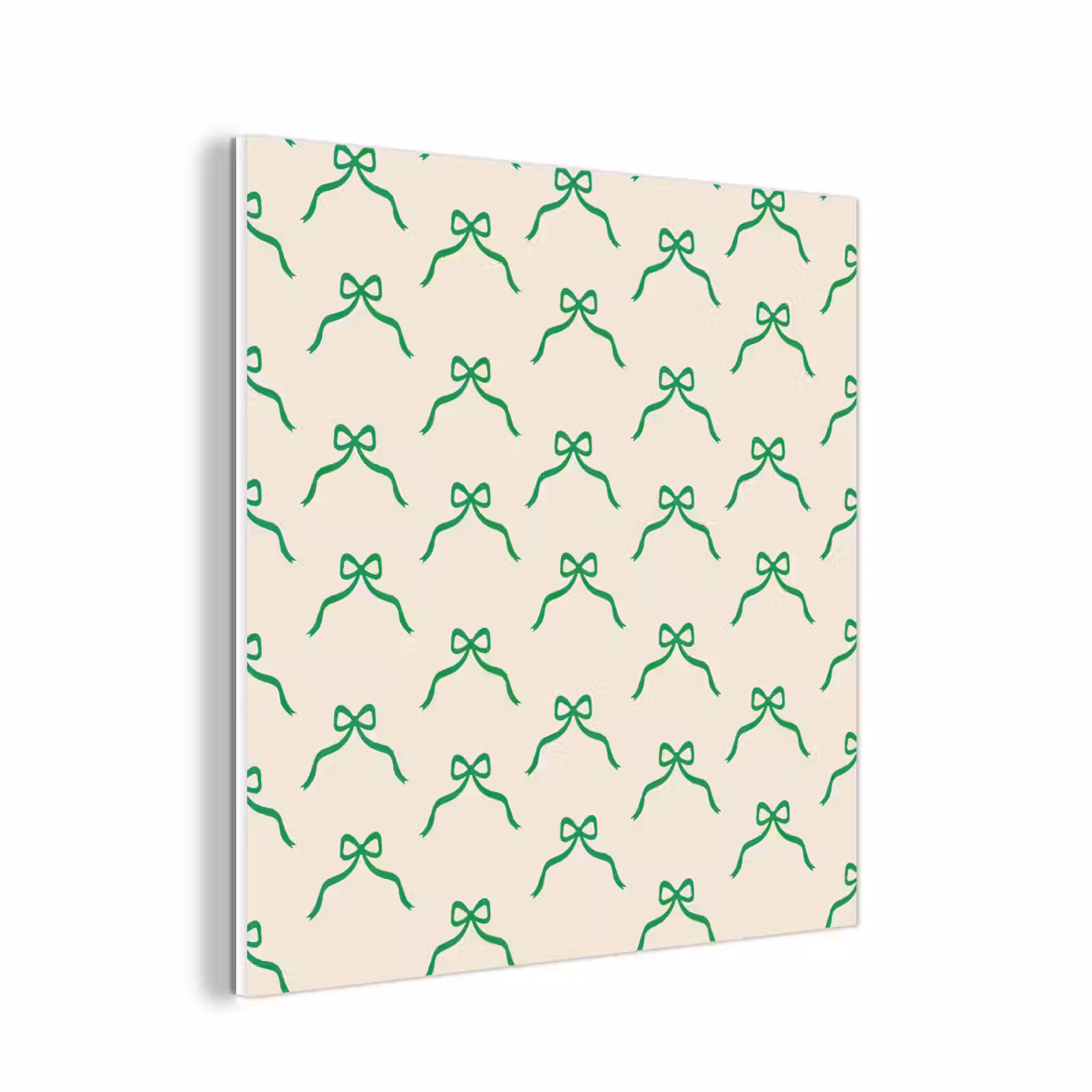 Forex - Strik - Crème - Groen - Kerst — 1