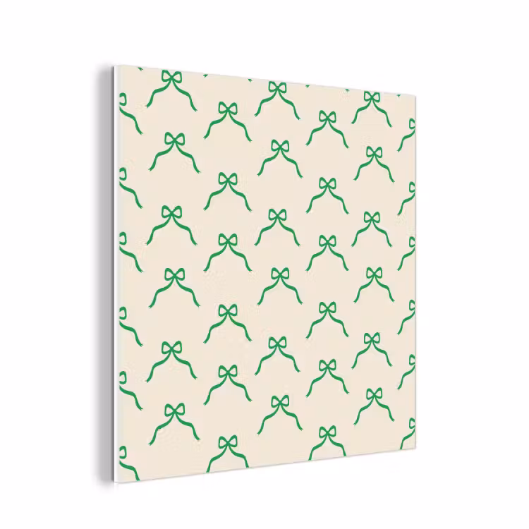 Forex - Strik - Crème - Groen - Kerst — 1