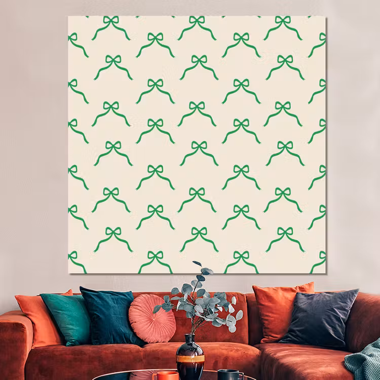 Forex - Strik - Crème - Groen - Kerst — 3