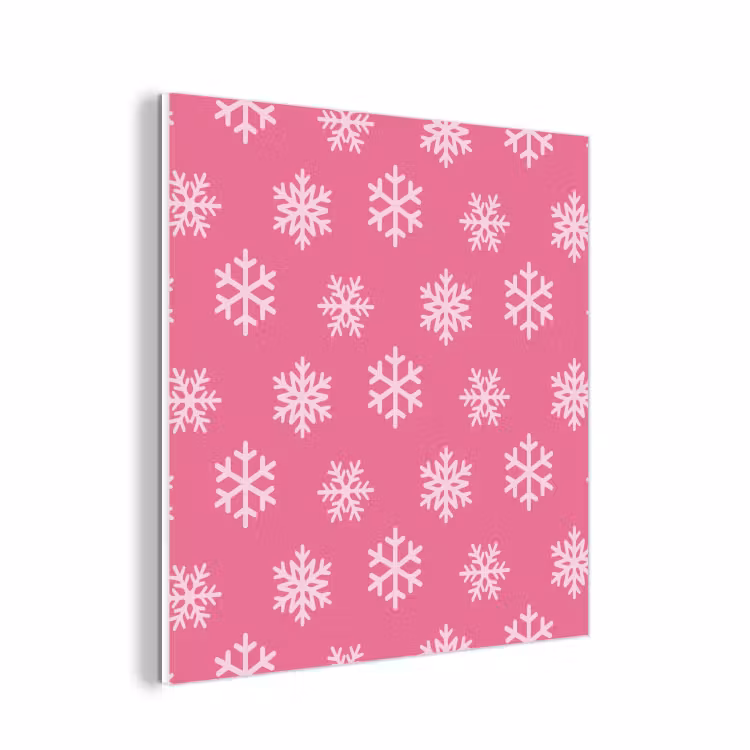 Forex - Sneeuwvlok - Kerst - Roze — 1