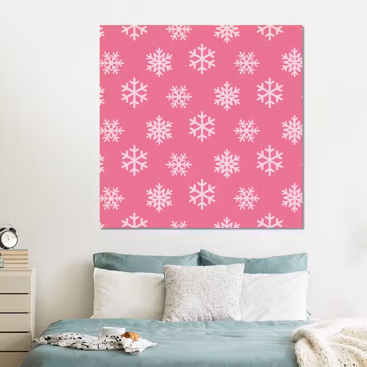 Forex - Sneeuwvlok - Kerst - Roze — 2