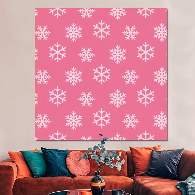 Forex - Sneeuwvlok - Kerst - Roze — 3