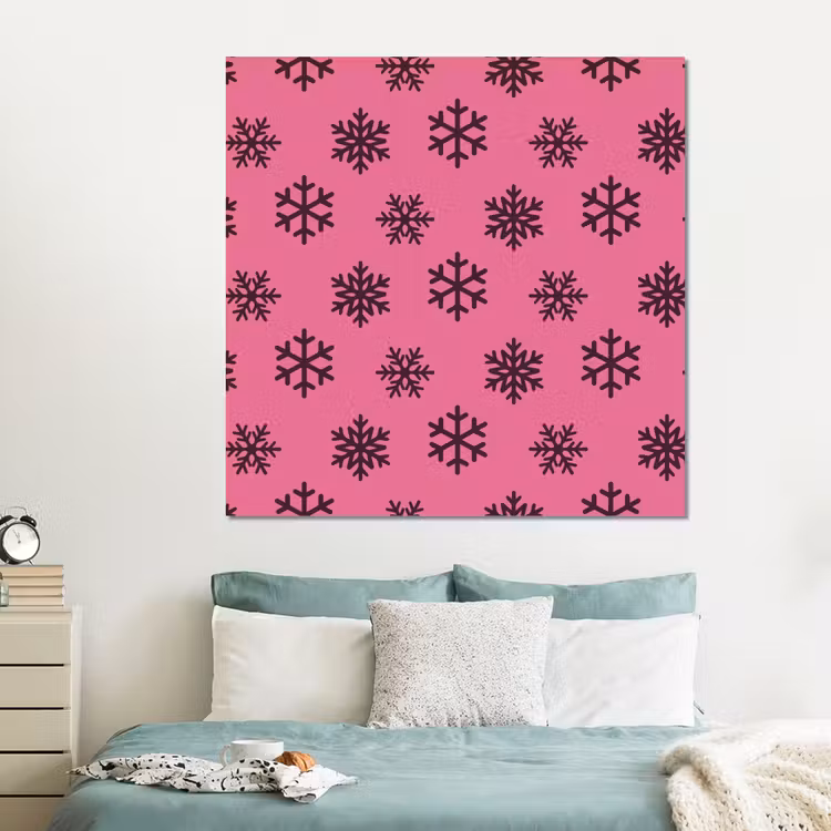 Forex - Sneeuwvlok - Paars - Roze - Kerst — 2