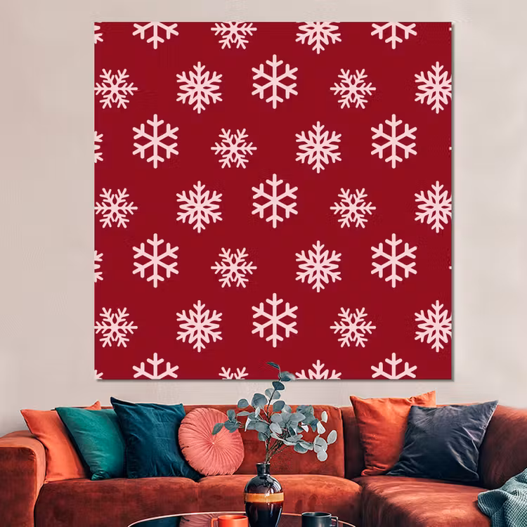 Forex - Sneeuwvlok - Rood - Roze - Kerst — 3