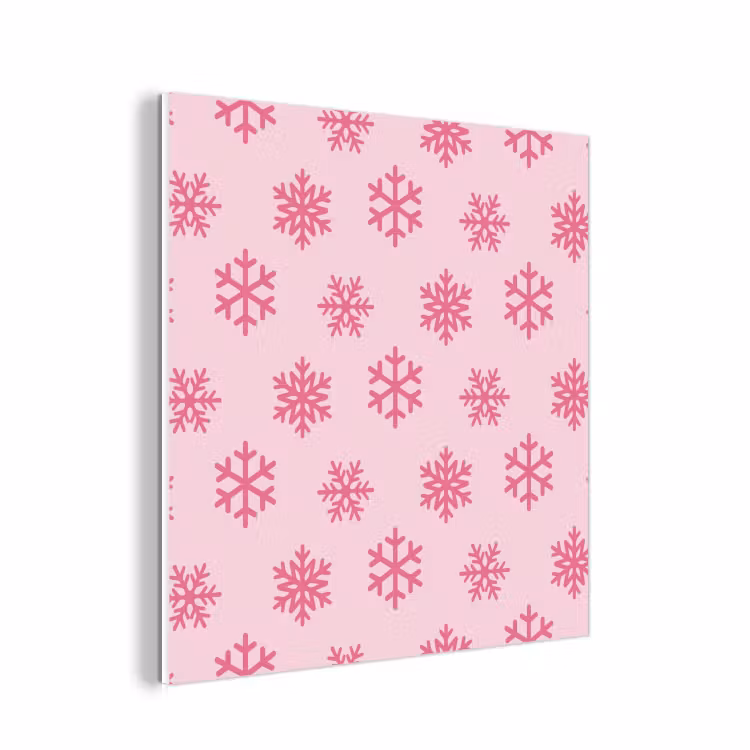 Forex - Sneeuwvlok - Roze - Kerst — 1