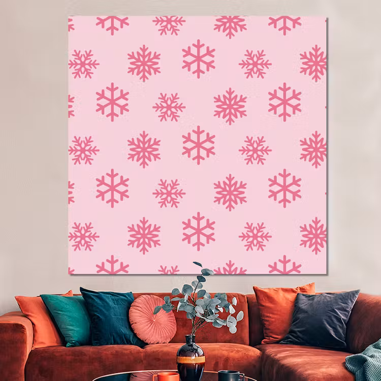 Forex - Sneeuwvlok - Roze - Kerst — 3