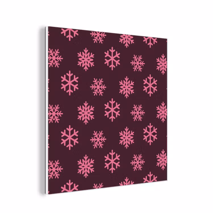 Forex - Sneeuwvlok - Roze - Paars - Kerst — 1