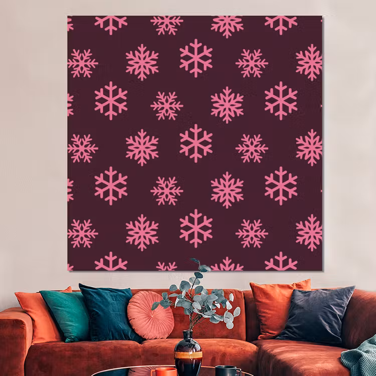 Forex - Sneeuwvlok - Roze - Paars - Kerst — 3