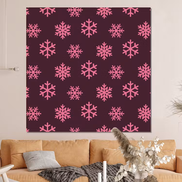 Forex - Sneeuwvlok - Roze - Paars - Kerst — 4