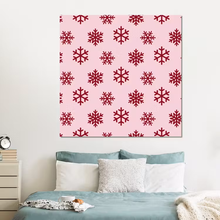 Forex - Sneeuwvlok - Roze - Rood - Kerst — 2