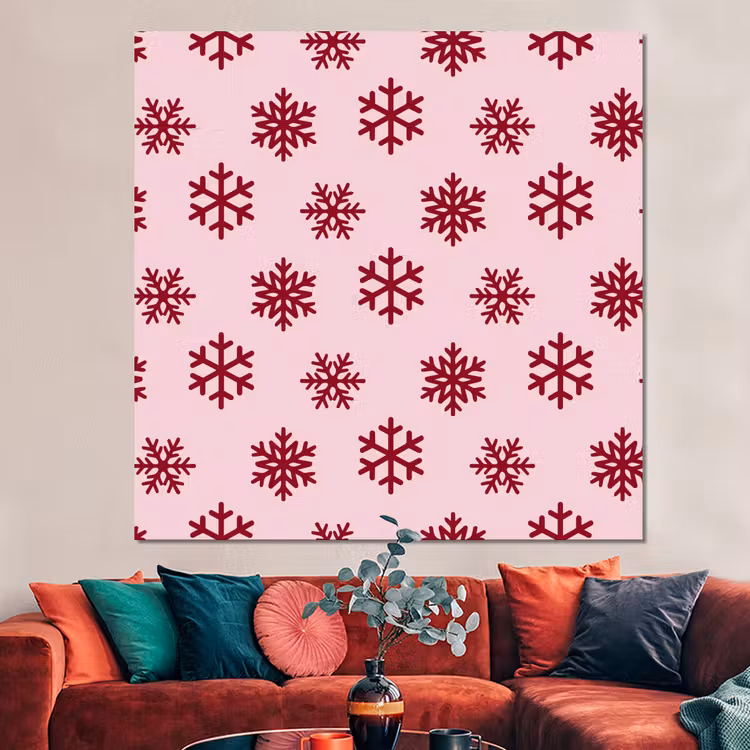 Forex - Sneeuwvlok - Roze - Rood - Kerst — 3