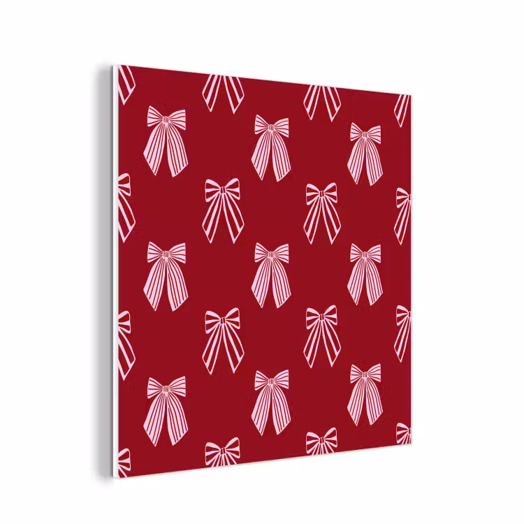 Forex - Strikken - Kerst - Burgundy - Roze — 1