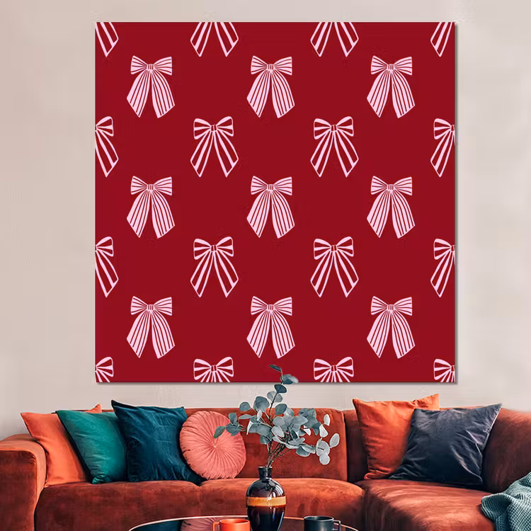 Forex - Strikken - Kerst - Burgundy - Roze — 3