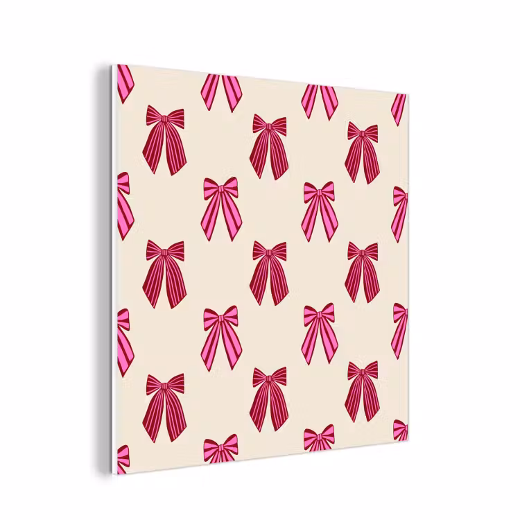 Forex - Strikken - Kerst - Roze - Crème — 1