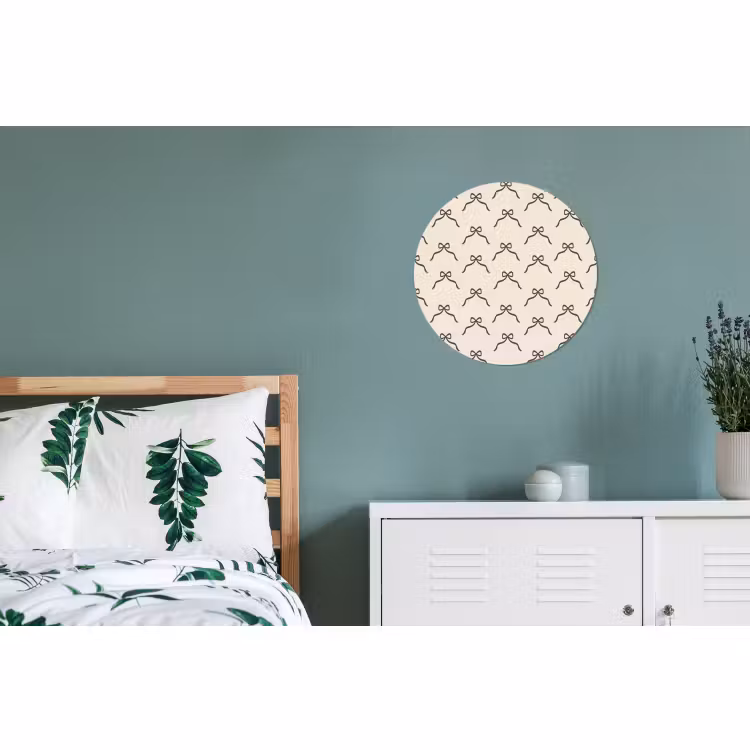 Wandcirkel - Aluminium - Kerst - Strik - Crème — 4