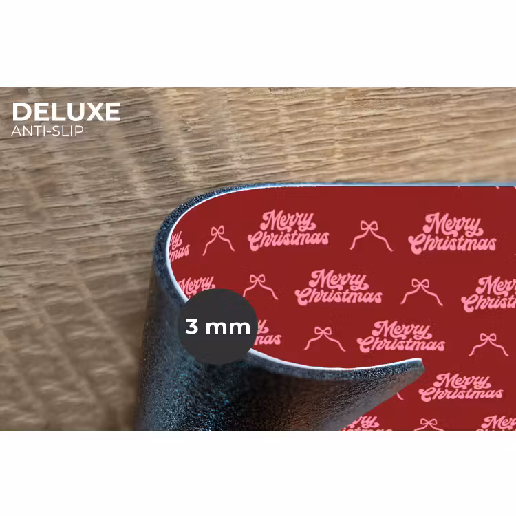 Placemat - 6 stuks - Tekst - Rood - Roze - Strik — 4