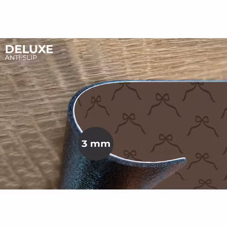 Placemat - 6 stuks - Bruin - Kerst - Strik — 4