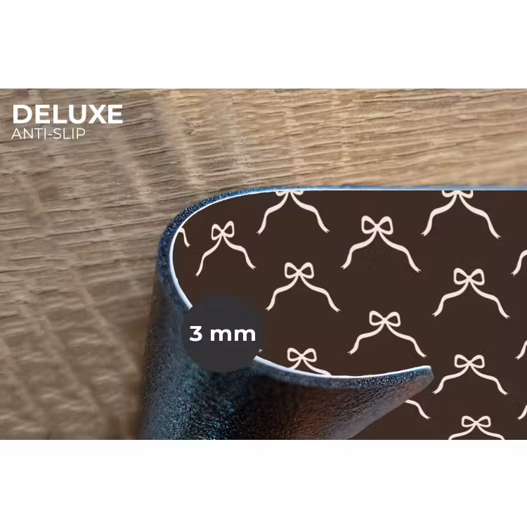 Placemat - 6 stuks - Bruin - Strik - Kerst — 4