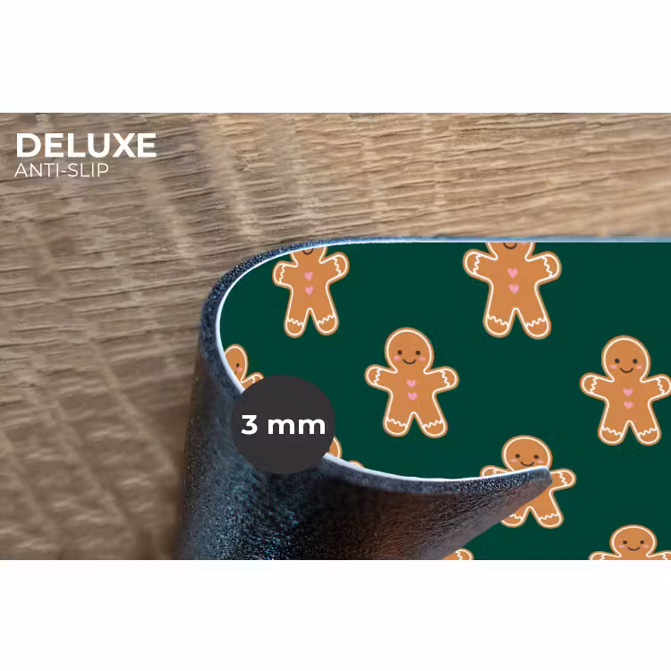 Placemat - 6 stuks - Peperkoek - Kerst - Groen — 4