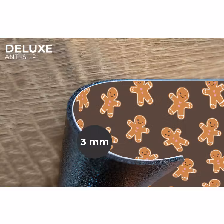 Placemat - 6 stuks - Peperkoek - Kerstmis - Bruin — 4