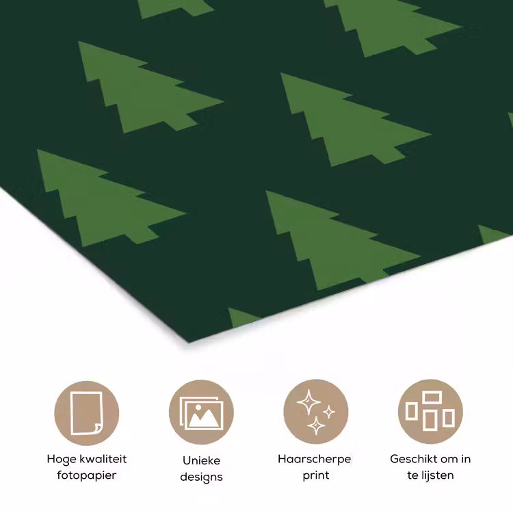 Poster - Kerstboom - Groen - Kerst — 5