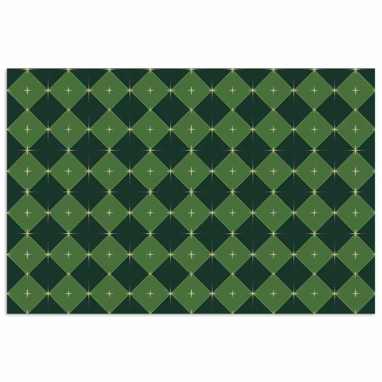 Poster - Ster - Groen - Kerst — 1