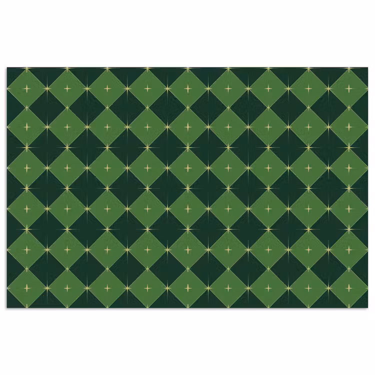 Poster - Ster - Groen - Kerst — 1