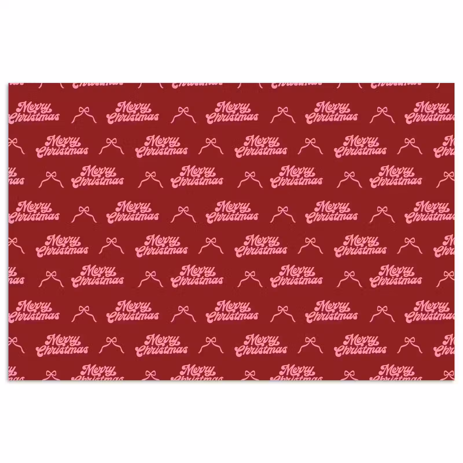 Poster - Tekst - Rood - Roze - Strik — 1