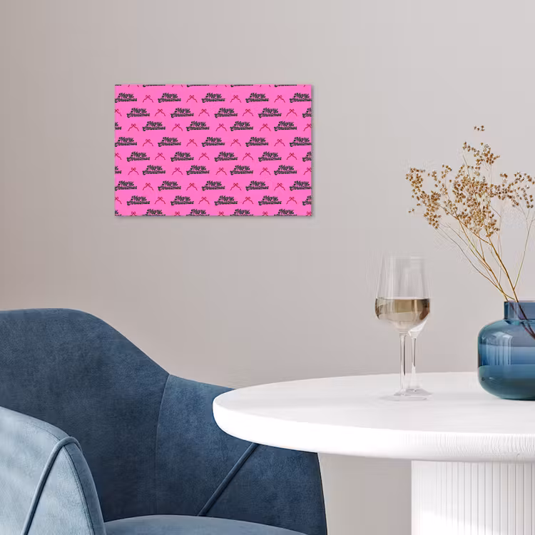 Poster - Tekst - Neon - Roze - Kerst — 4