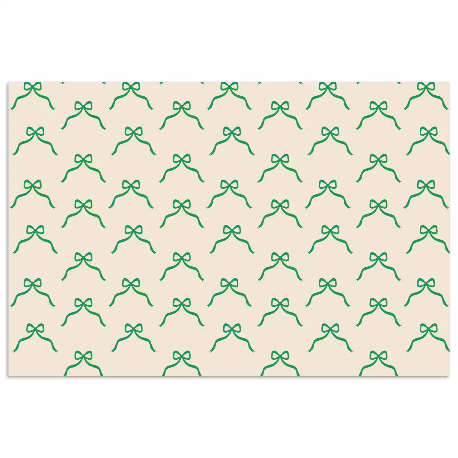 Poster - Strik - Crème - Groen - Kerst — 1